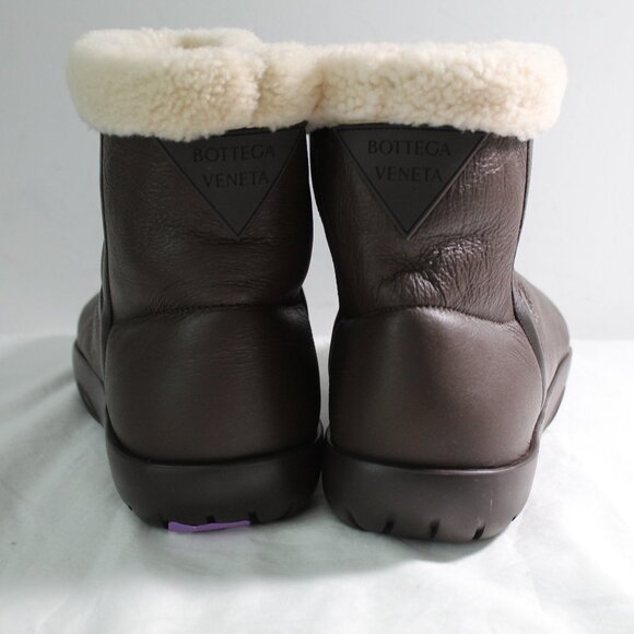 NWOB Bottega Veneta Genuine Shearling Bootie Boots 42 - Picture 4 of 9